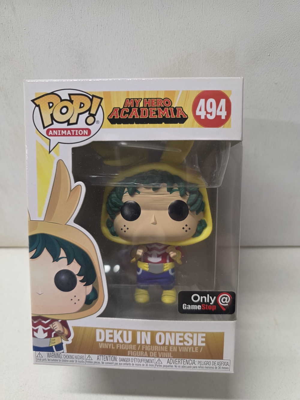 Funko Pop My Hero Academia #494 Deku in Onesie GameStop Exclusive MHA 2018